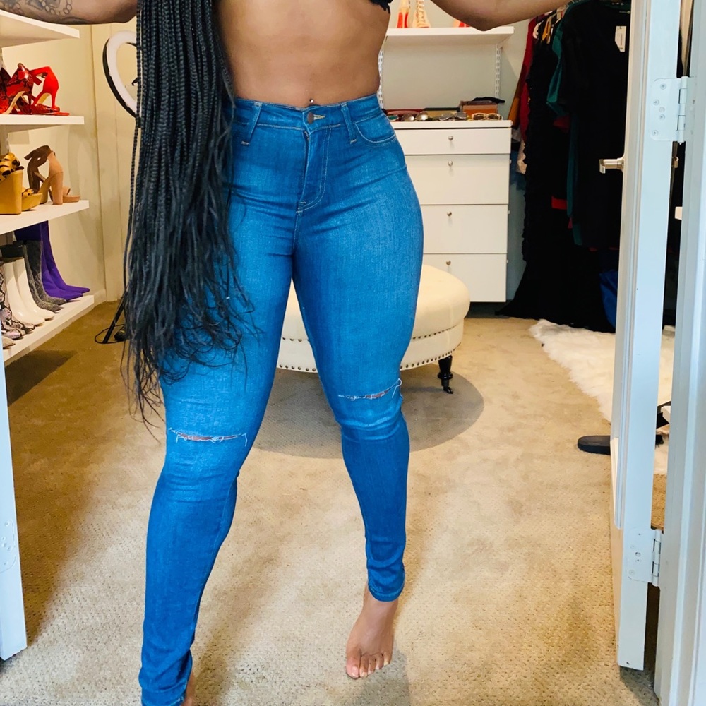 Destressed Canopy Denim